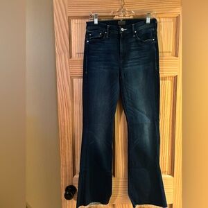 Like NEW! MOTHER The Weekender Mid-Rise Flare Jeans